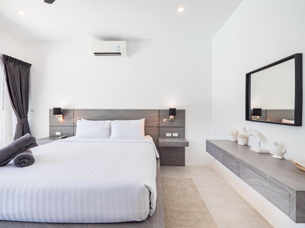 Postel nebo postele na pokoji v ubytování Villa Yana 2 bedrooms Lamai