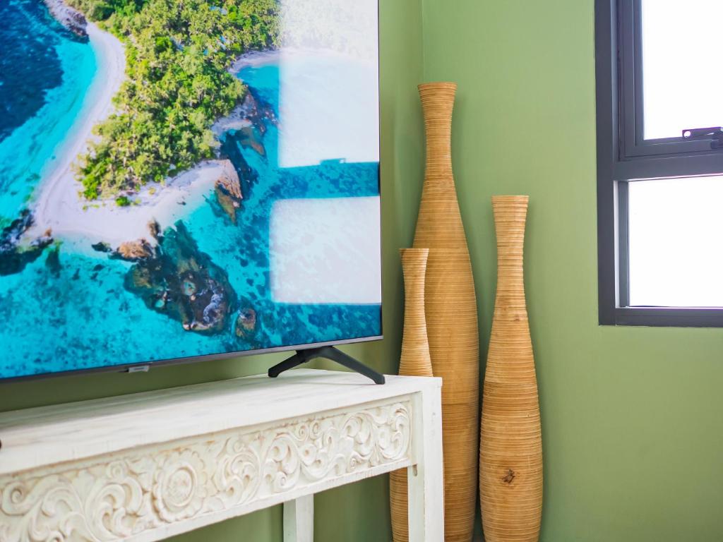 TV a/nebo společenská místnost v ubytování Villa Yana 2 bedrooms Lamai