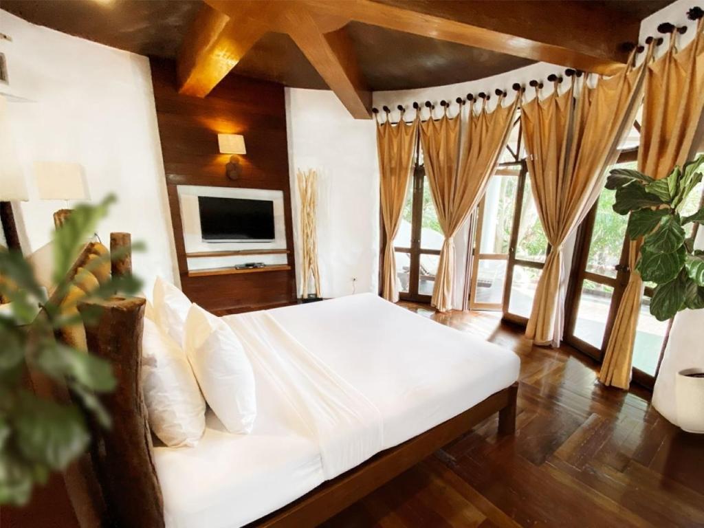 Letto o letti in una camera di Koh Tao Cabana
