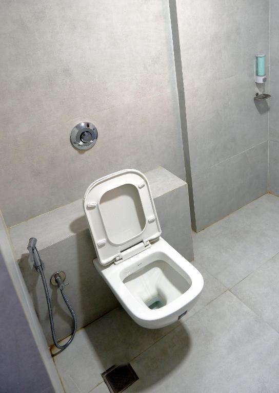 Koupelna v ubytování Hotel Kewal
