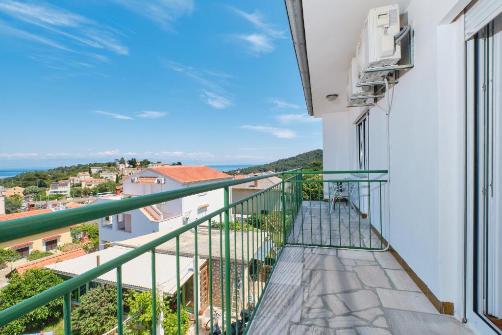 Balkón nebo terasa v ubytování Sea View Apartment Sandra in Mali Lošinj