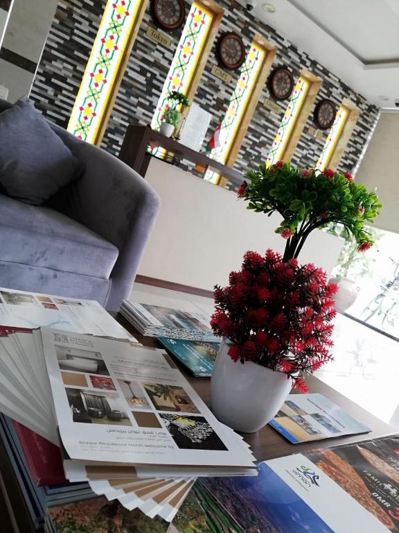 Posezení v ubytování MY HOTEL Nizwa Residence Hotel Apartments نزوى ريزيدنس للشقق الفندقيه