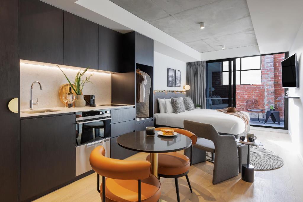 Una cocina o cocineta en Veriu Collingwood