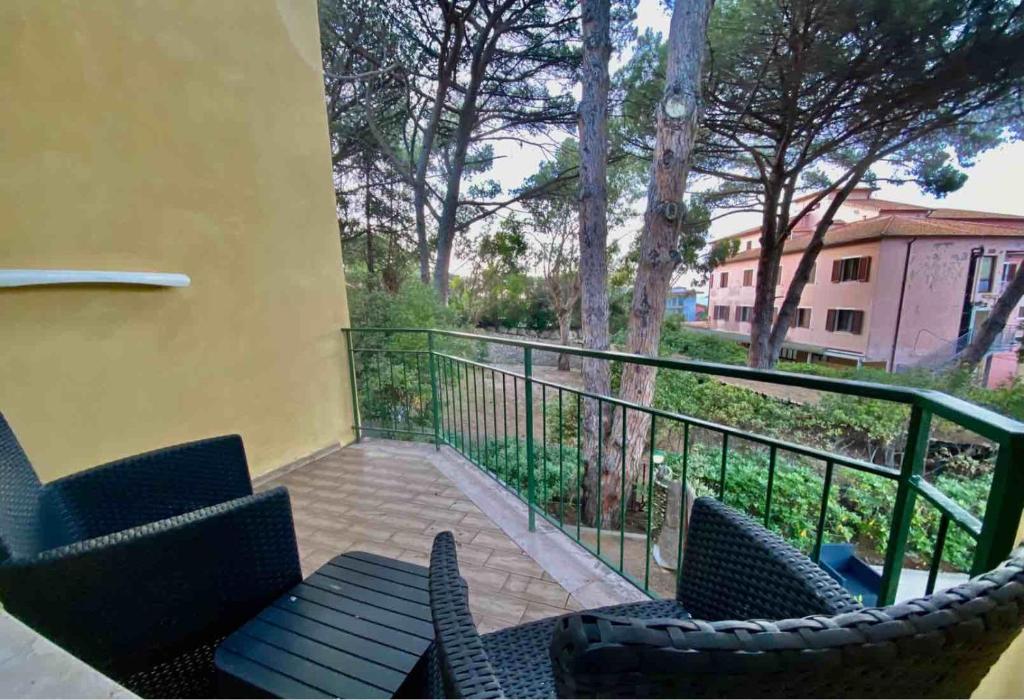 Balkón nebo terasa v ubytování Hotel Monna Lisa