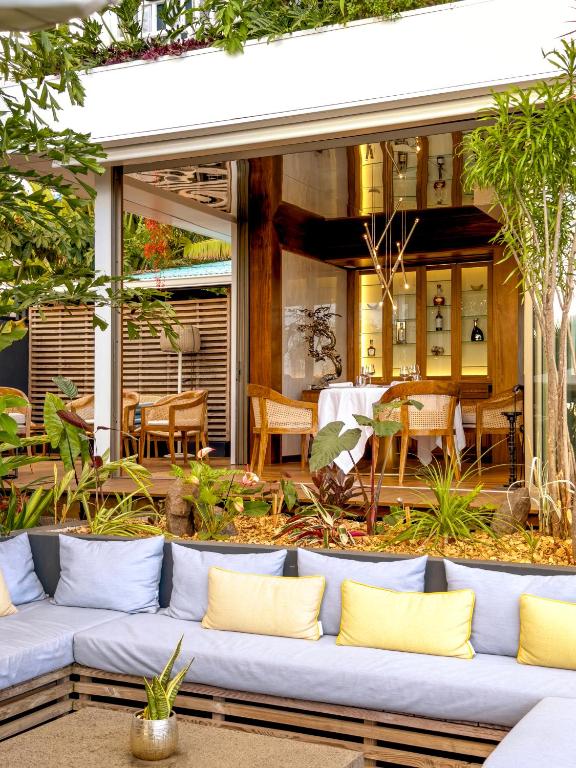 Blue Margouillat Seaview Hotel-RELAIS & CHATEAUXにある庭