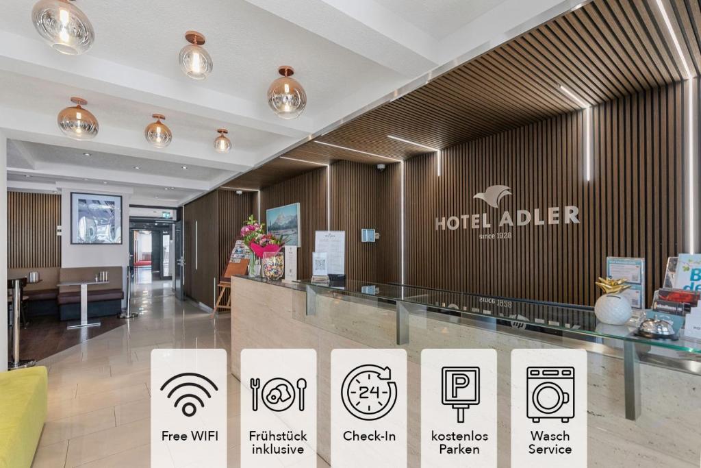 Certifikát, hodnocení, plakát nebo jiný dokument vystavený v ubytování Hotel Adler