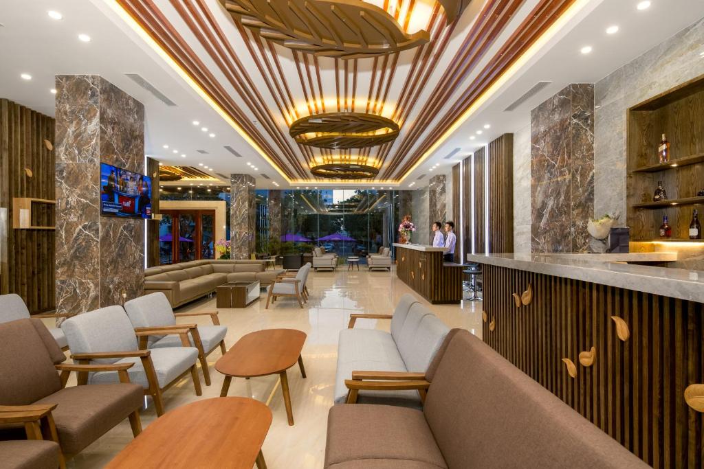 Posezení v ubytování Aria Grand Hotel & Spa