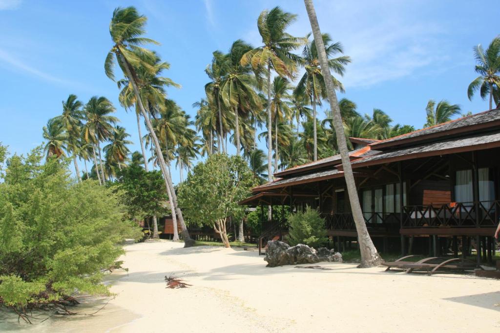 Zahrada ubytování Nunukan Island Resort
