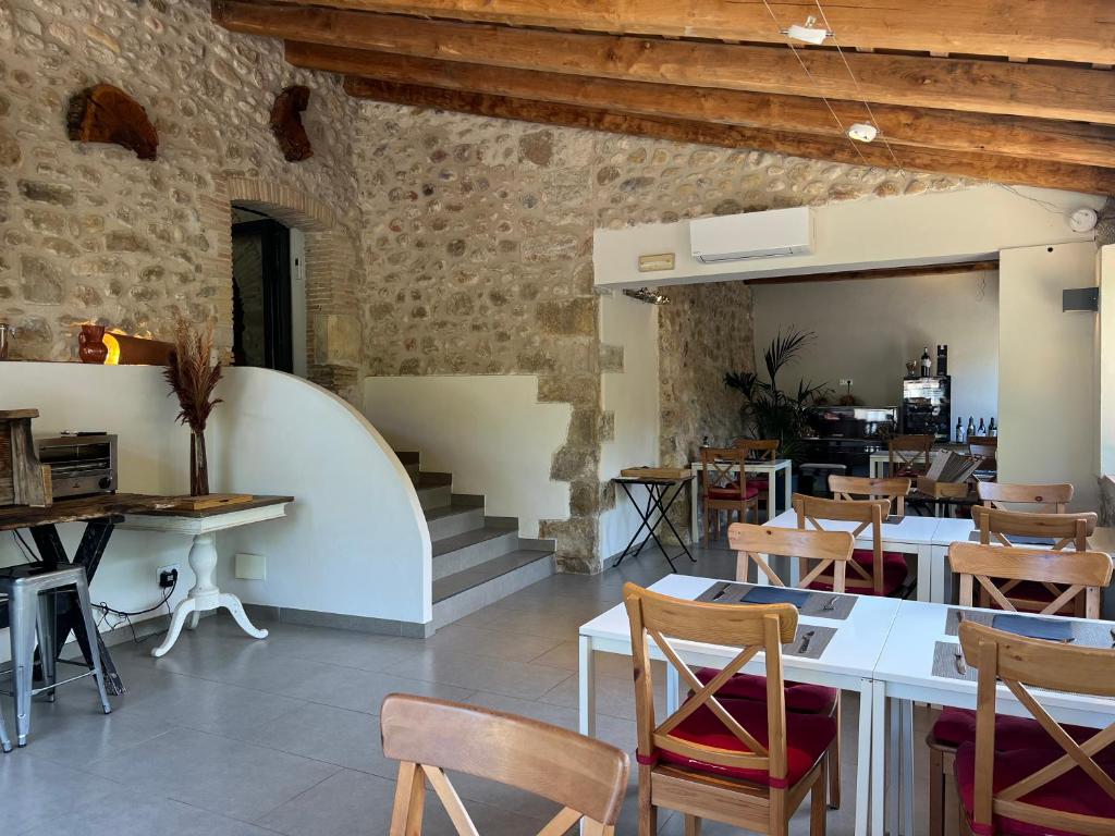 Posezení v ubytování Can Clotas Hotel Masia