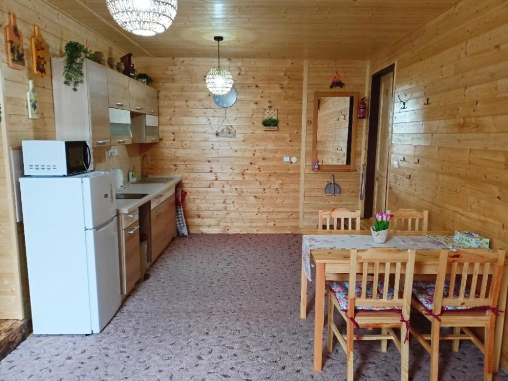 Kuchyň nebo kuchyňský kout v ubytování Chalupa Pod Menhiry