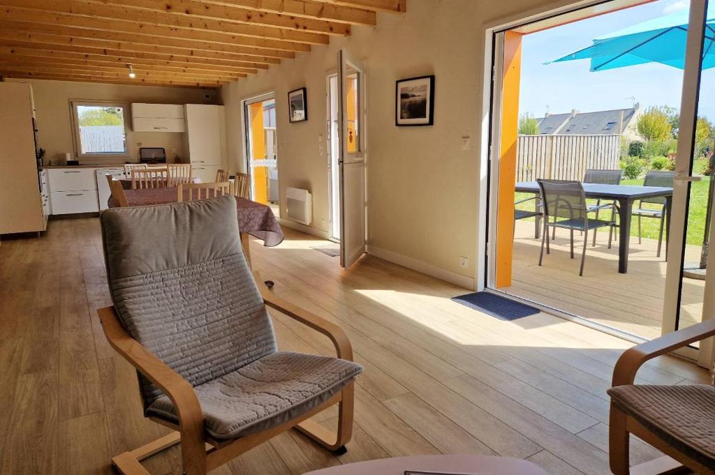 Posezení v ubytování Les Maisons de Kerdavid'île - votre résidence de vacances à Belle ile en mer