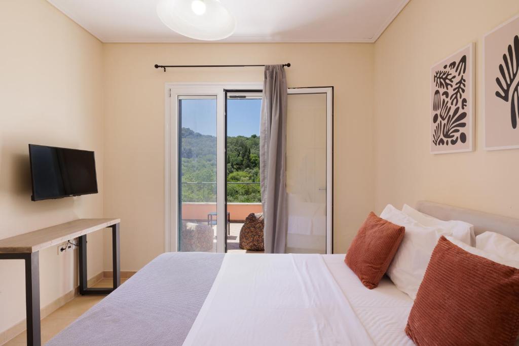 Postel nebo postele na pokoji v ubytování Luxury Villa Perla
