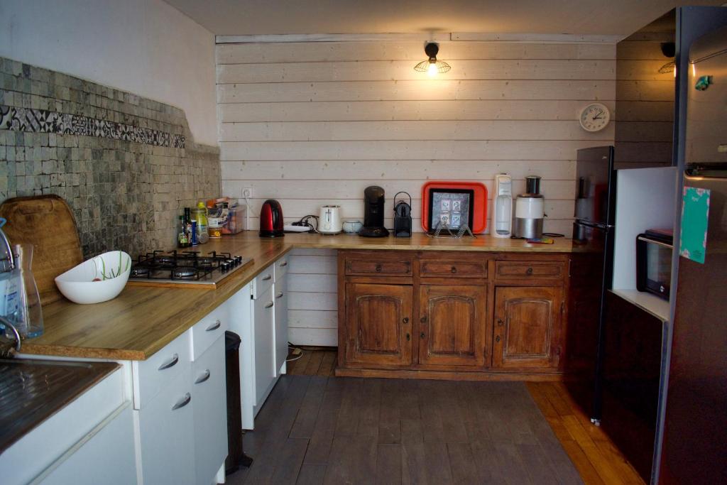 Kuchyň nebo kuchyňský kout v ubytování Casa Babalahy