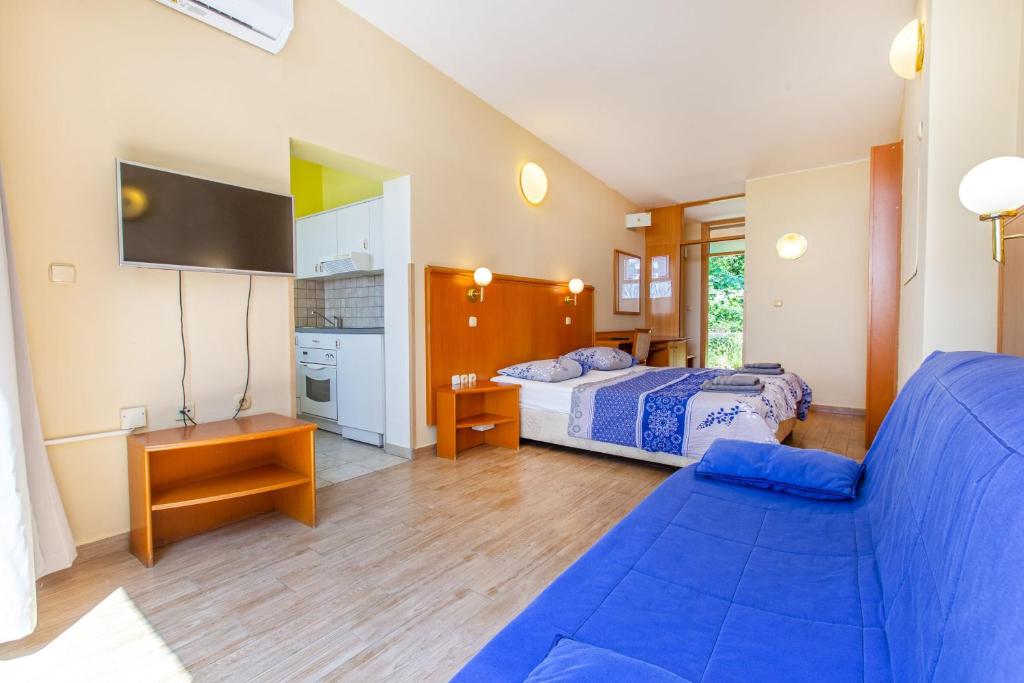 Kuchyň nebo kuchyňský kout v ubytování Maestral Residence