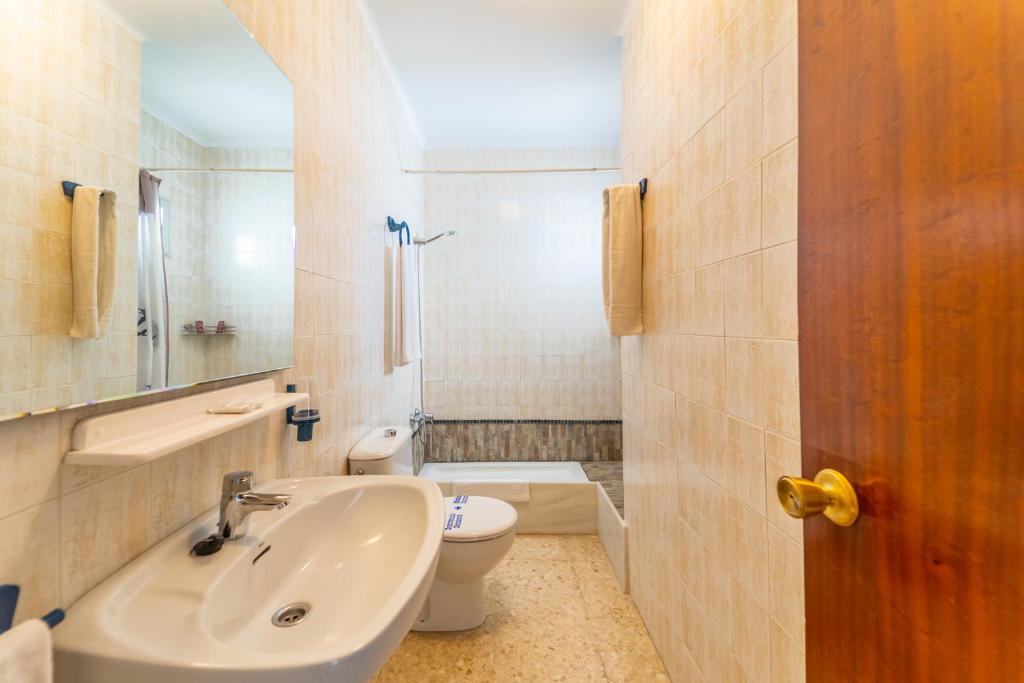 Koupelna v ubytování Hostal Miramar