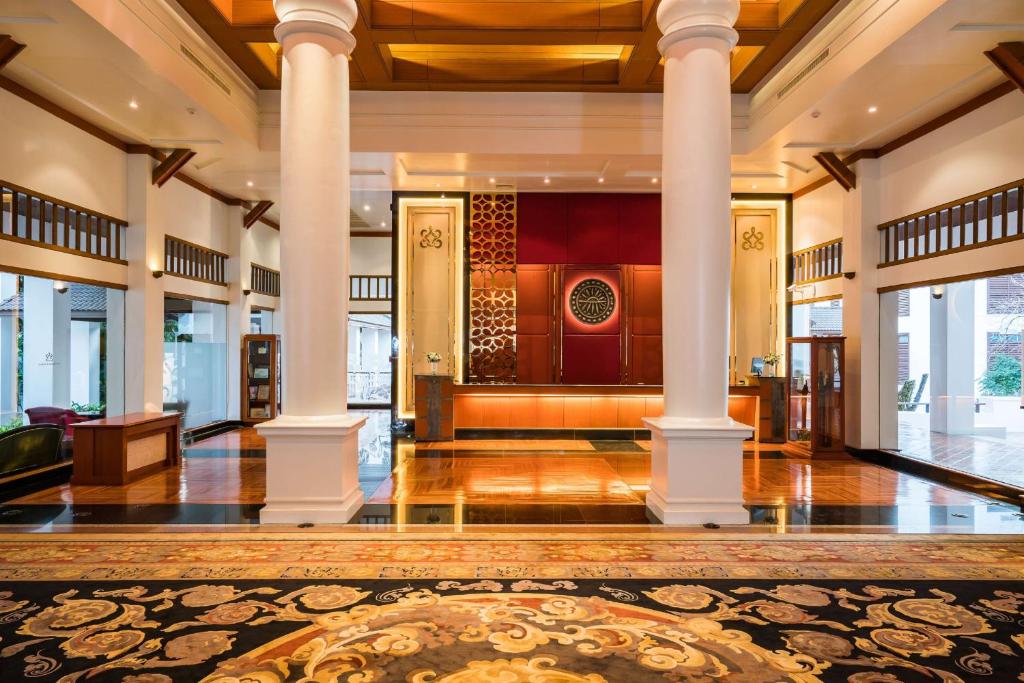 Lobbyn eller receptionsområdet på Tawa Ravadee Resort Prachinburi, a member of WorldHotels Distinctive