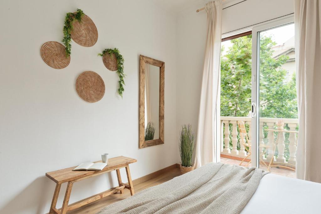 Posteľ alebo postele v izbe v ubytovaní KeyFamily Sweet Home
