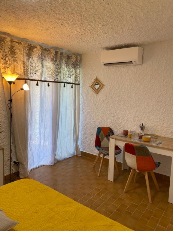 Postel nebo postele na pokoji v ubytování Cassetta 92 Marie-Pierre