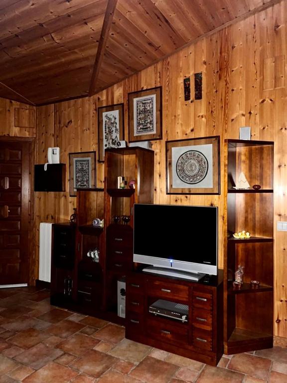 TV a/nebo společenská místnost v ubytování Apartamentos Numancia