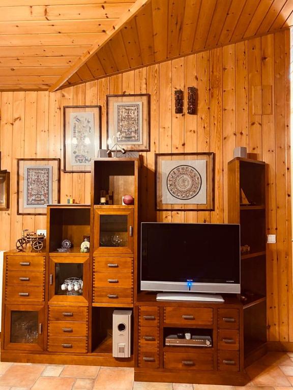 TV a/nebo společenská místnost v ubytování Apartamentos Numancia