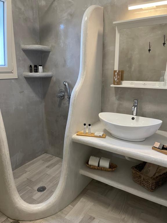 Koupelna v ubytování Villa Tranquilita