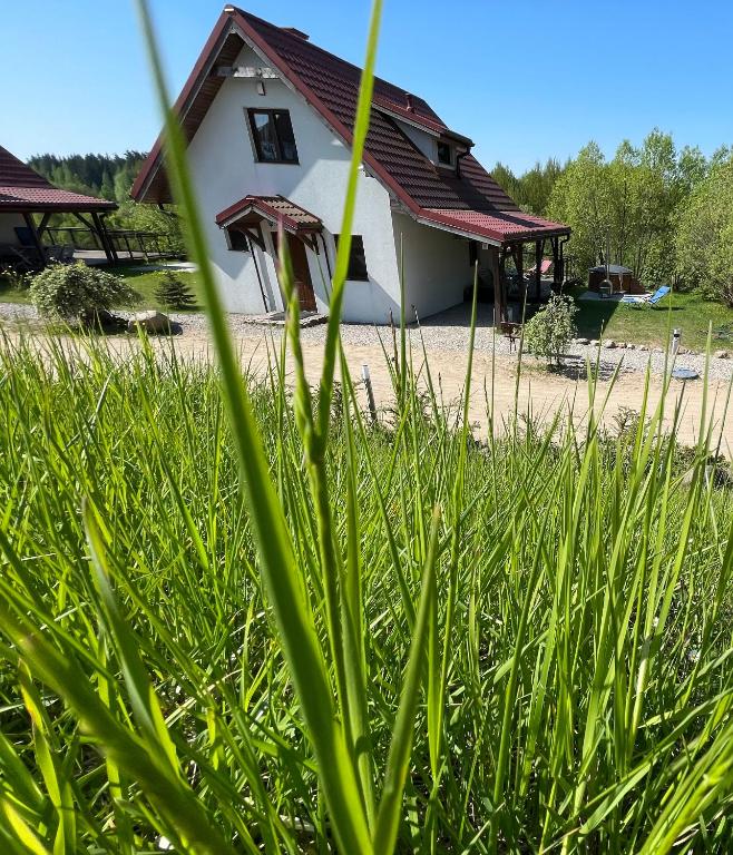 Vonkajšia záhrada v ubytovaní Szarejkowe Wzgórza