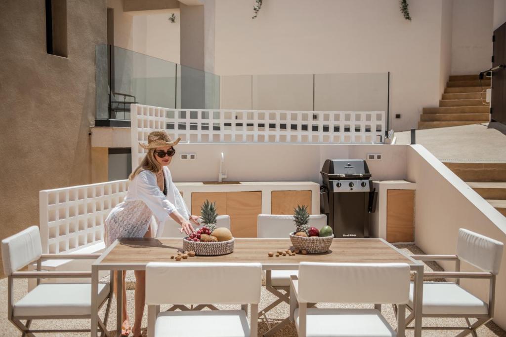 Posezení v ubytování Ventus Villa - A Luxury Sea View Retreat in Akrotiri