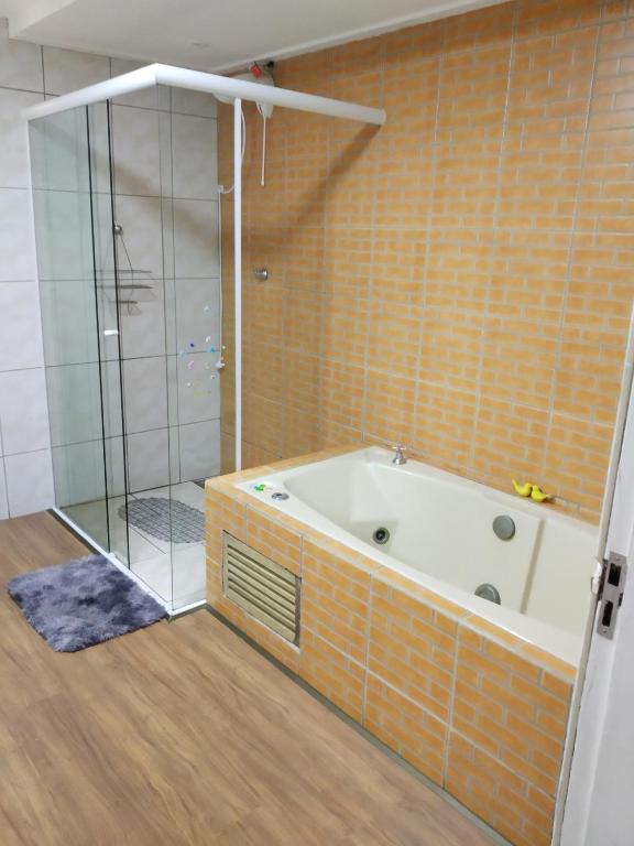 Koupelna v ubytování Gastaldon Suite