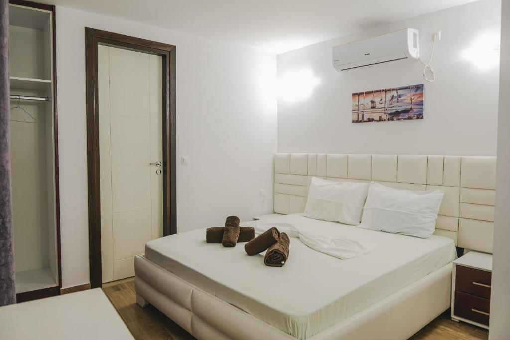 Postel nebo postele na pokoji v ubytování Fori's rooms