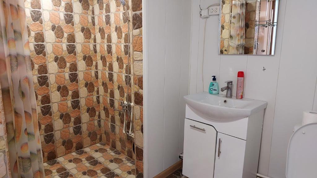 Vannituba majutusasutuses Sevan - Tsovazard Beach House