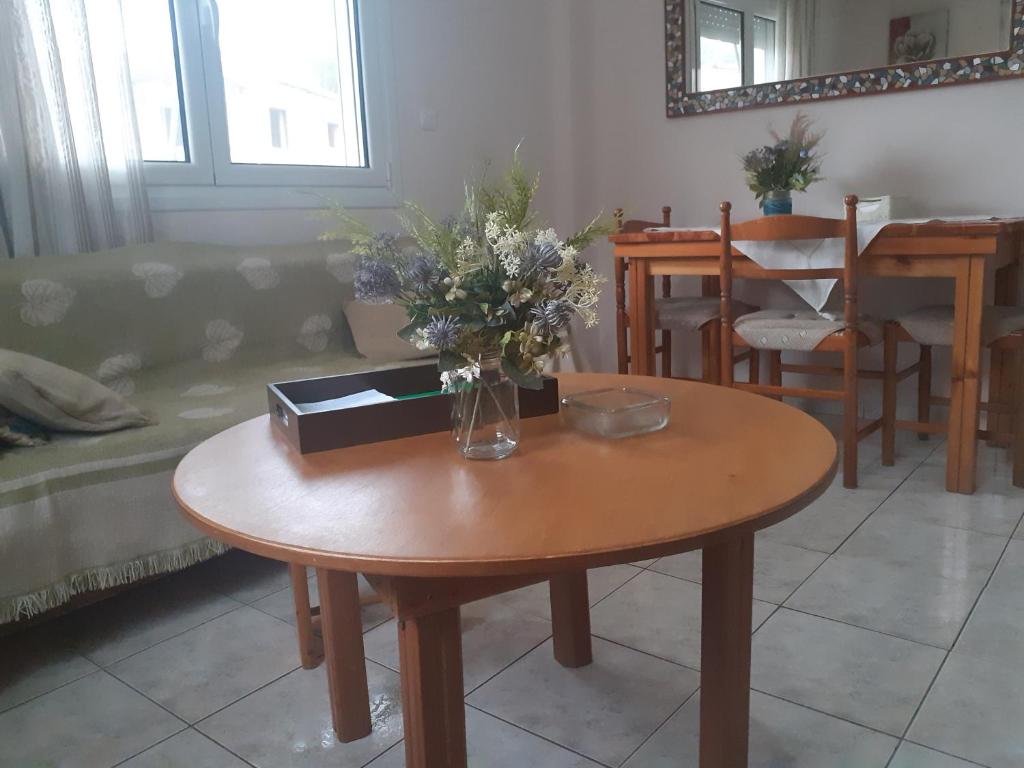 Posezení v ubytování Vagelis 2 Nemea apartments