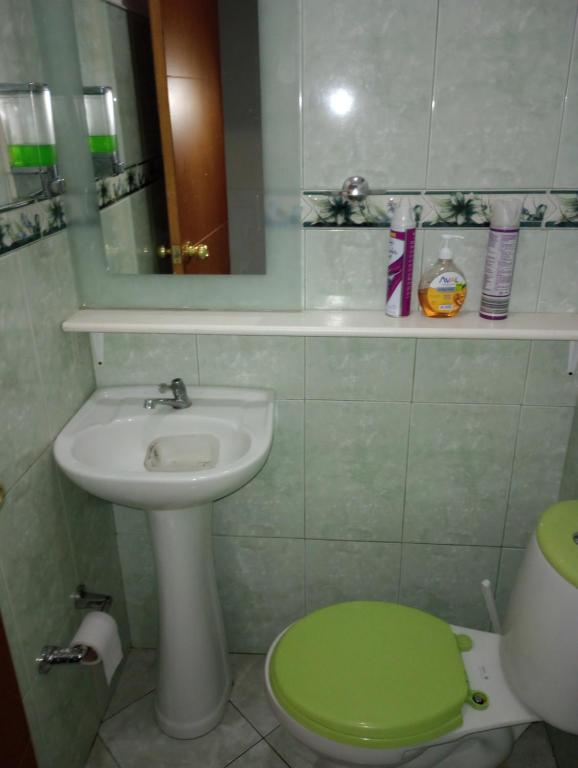 Koupelna v ubytování Noras Homestay Laureles