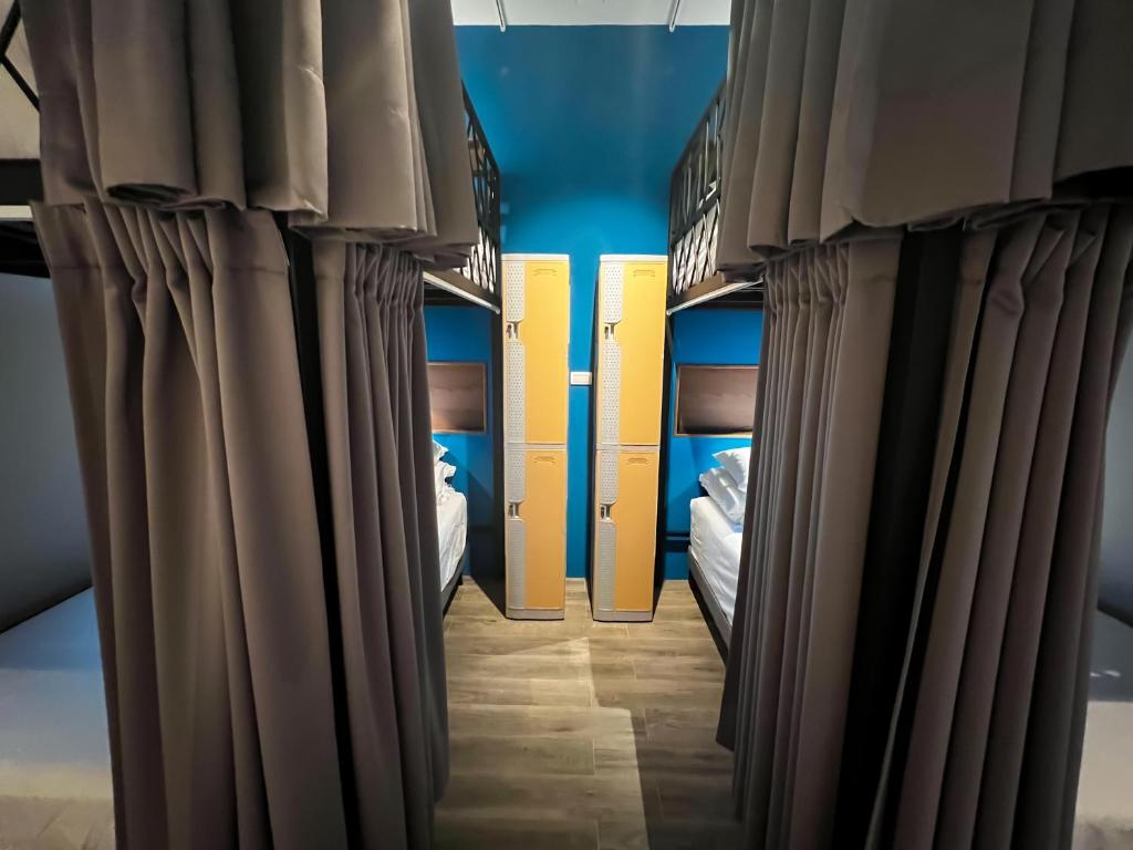 Postel nebo postele na pokoji v ubytování 漁聲民宿 FishON B&B