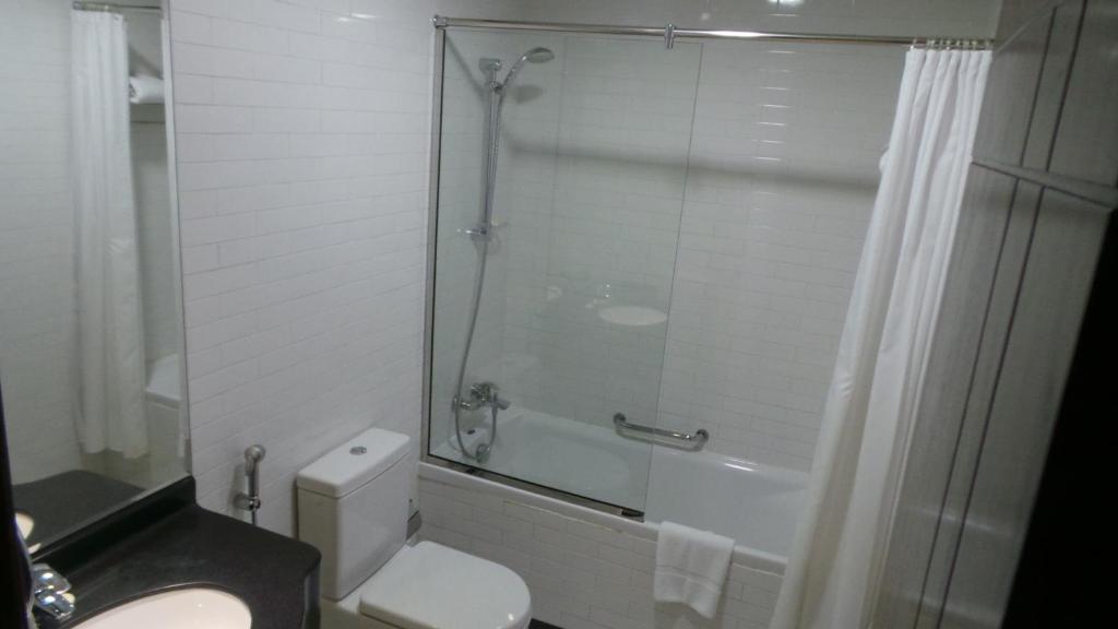 Koupelna v ubytování Akas-Inn Hotel Apartment