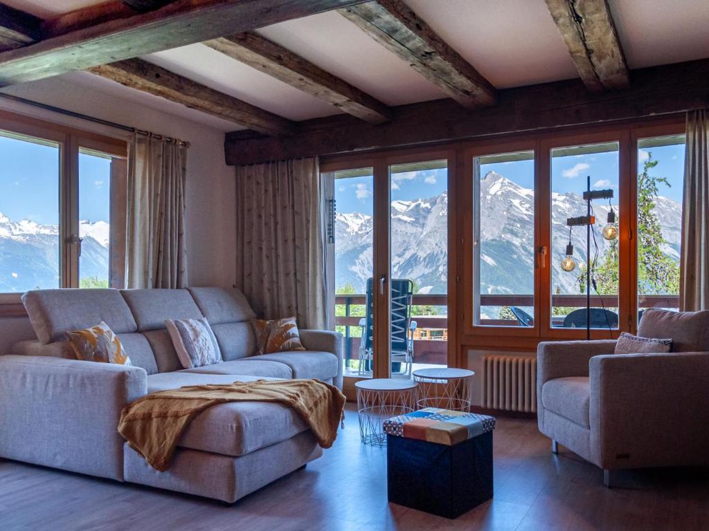 Χώρος καθιστικού στο Apartment Quille du Diable 44 by Interhome