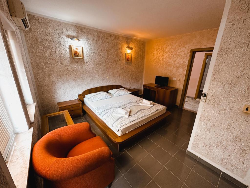Postel nebo postele na pokoji v ubytování Apartments La Cancela