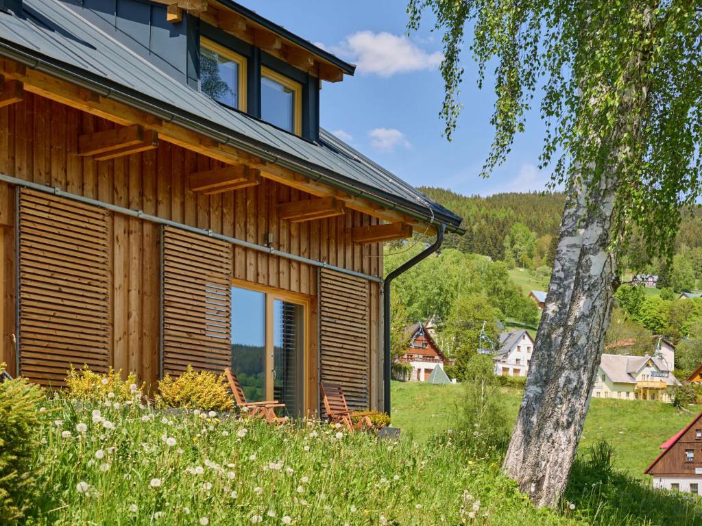 Zahrada ubytování Apartment Ski-In Ski-Out Mountain Duplex Portášky2 by Interhome