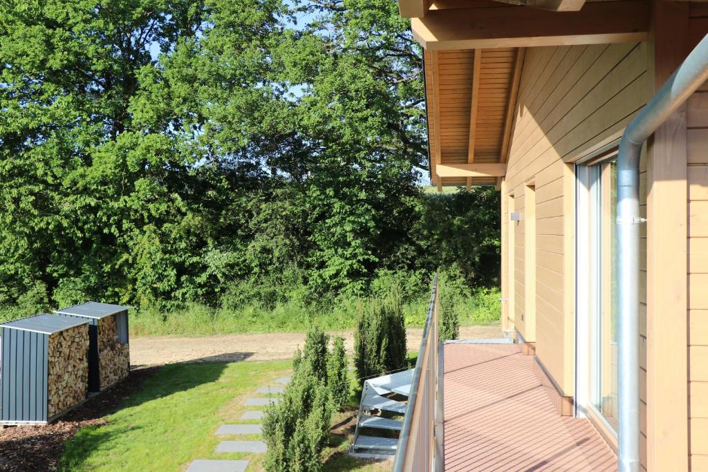 Zahrada ubytování Oaktree-Cottage