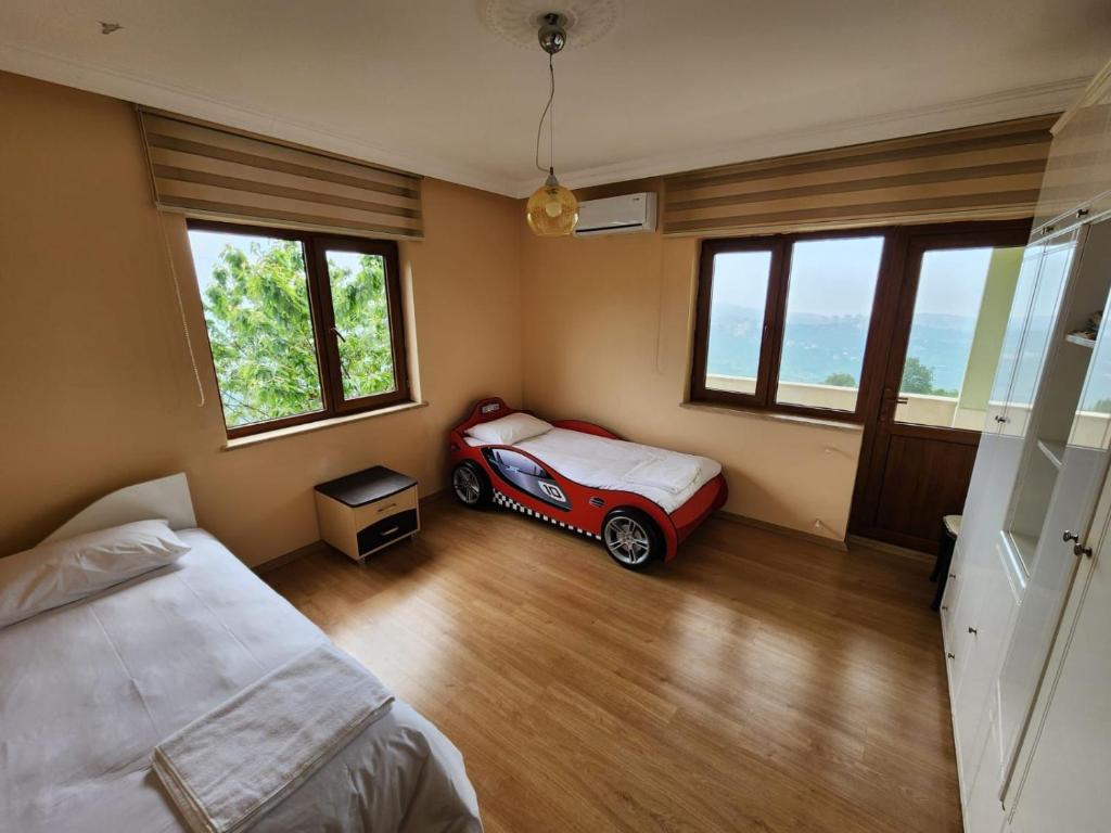 Postel nebo postele na pokoji v ubytování Heaven Twın Villa
