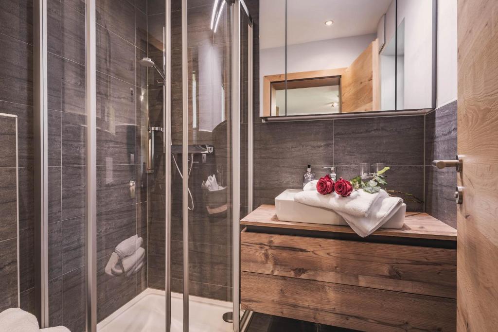 A bathroom at Apart Dengg