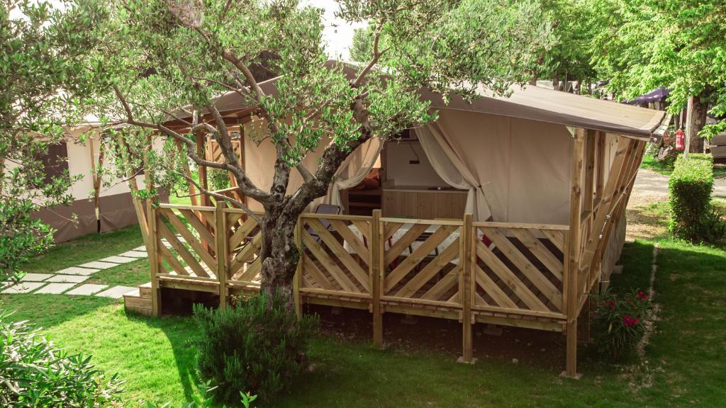 Zahrada ubytování Sereno Camping Holiday