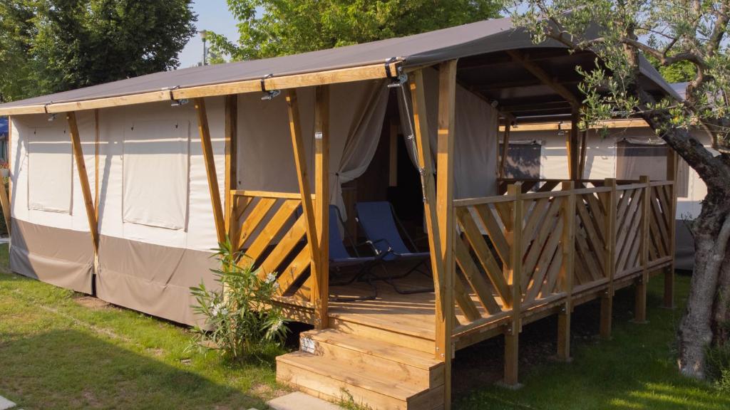 Zahrada ubytování Sereno Camping Holiday