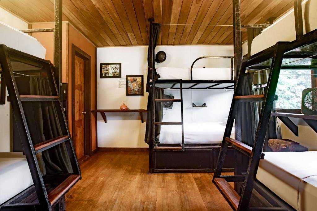 Katil atau katil-katil dalam bilik di Bambuda Lodge