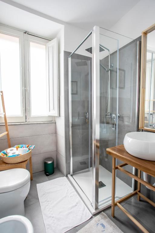 A bathroom at Casa Maravì