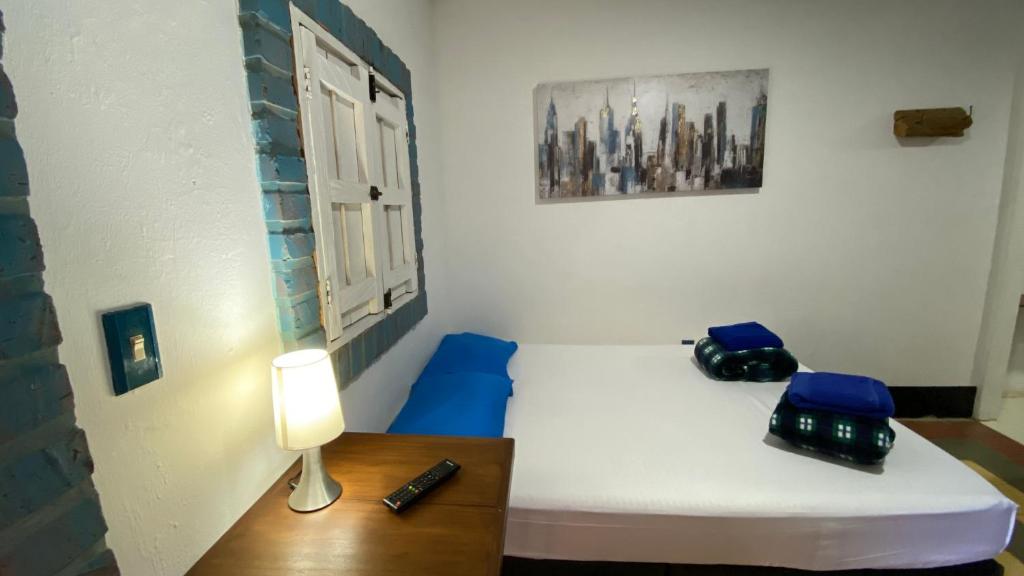 Postel nebo postele na pokoji v ubytování La Kolorina hotel campestre