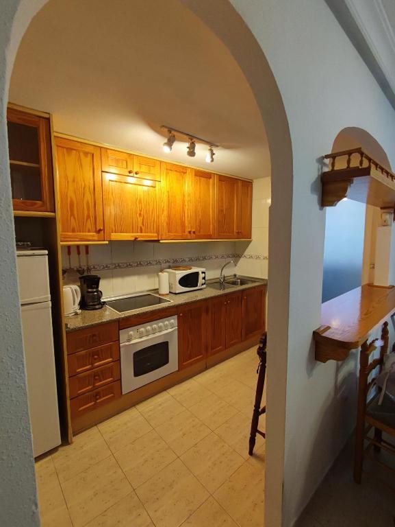 Kuchyňa alebo kuchynka v ubytovaní Mi casita