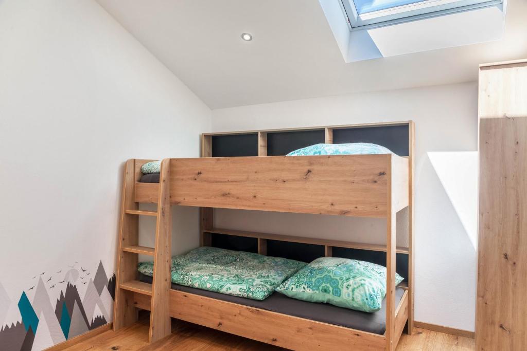 Postel nebo postele na pokoji v ubytování Ferienwohnung Vrenal