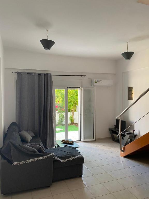 A seating area at Males House