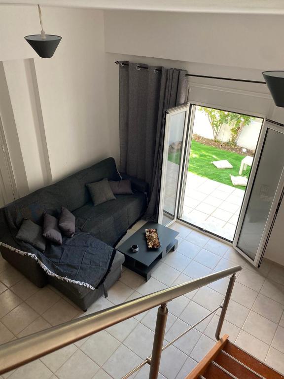 A seating area at Males House