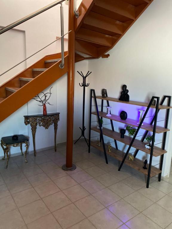 A bed or beds in a room at Males House